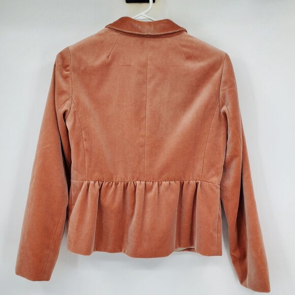 Vintage J. Crew Y2K French Girl Cozy Preppy Academia Soft Girl Cottage Blazer 8P - Picture 2 of 8